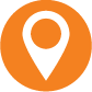 Orange Location Pin Icon